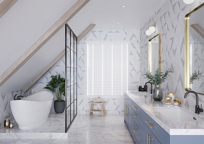 Ecowood Deluxe, Frost White Fine Grain - Venetian Blind - Image 12
